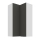 60 x 60 GN-108 2F (90°) - ARIA GRAPHITE / WH