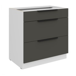 80 D 3S BB - ARIA GRAPHITE / WH