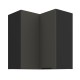 60x60 GN-72 2F (90°) - ARIA GRAPHITE / CZARNY