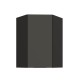 60x60 GN-90 1F (45°) - ARIA GRAPHITE / CZARNY