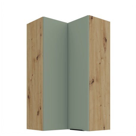 60 x 60 GN-108 2F (90°) - ARIA AQUAMARINE / Dąb artisan
