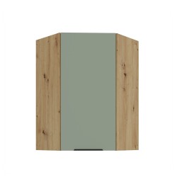 60x60 GN-90 1F (45°) - ARIA AQUAMARINE / Dąb artisan