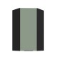 60x60 GN-108 1F (45°) - ARIA AQUAMARINE / CZARNY